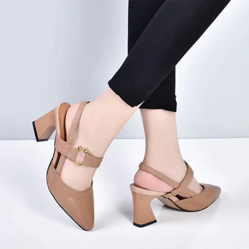 Divina - Chaussures à talons à confort orthopédique pour femme