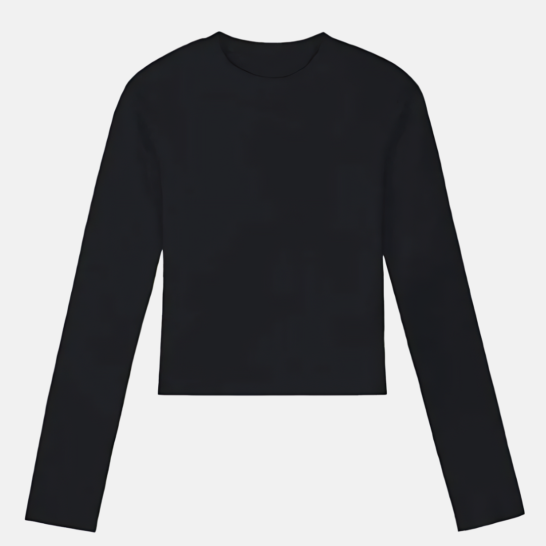 Elvy Paris | Haut Basique Manches Longues en Coton