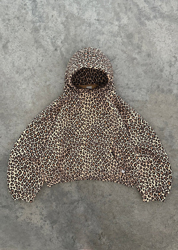 Elvy Paris™ | Sweat à capuche imprimé léopard