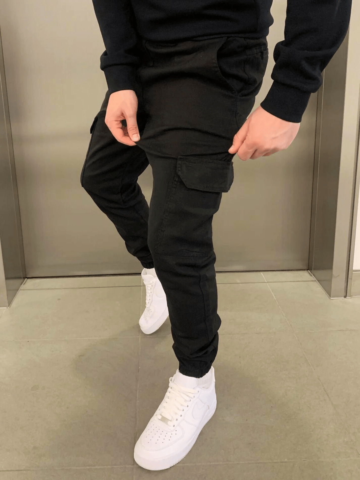 Elvy Paris - Pantalon Cargo Confortable