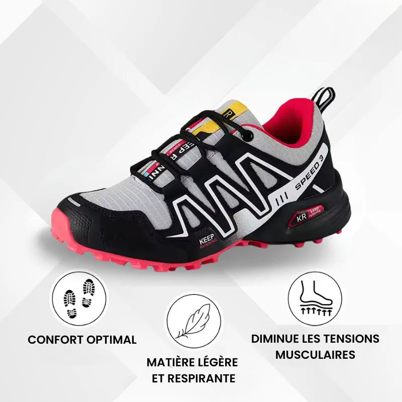 Elvy Paris – Chaussures de marche à confort orthopédique femme