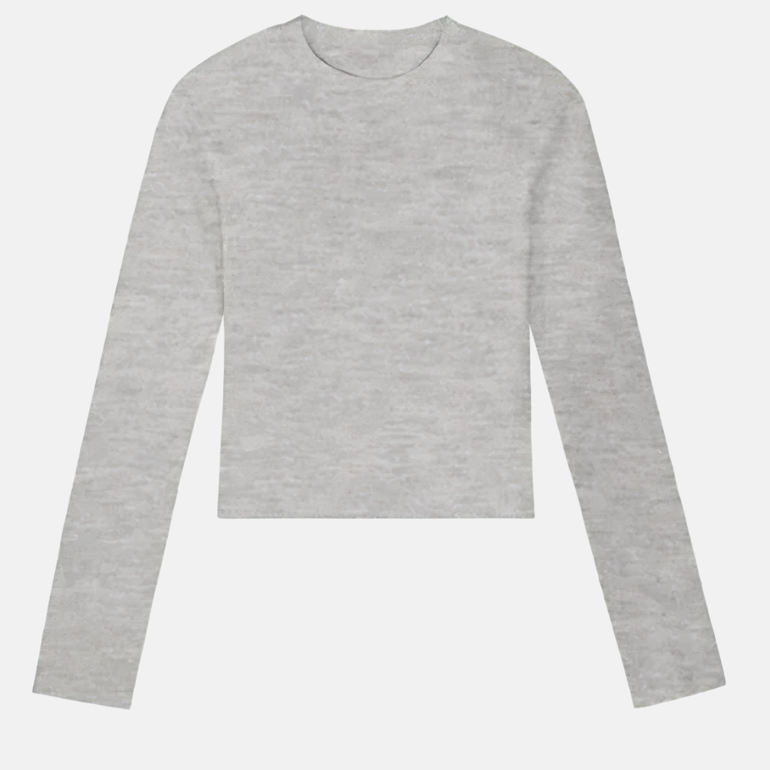 Elvy Paris | Haut Basique Manches Longues en Coton