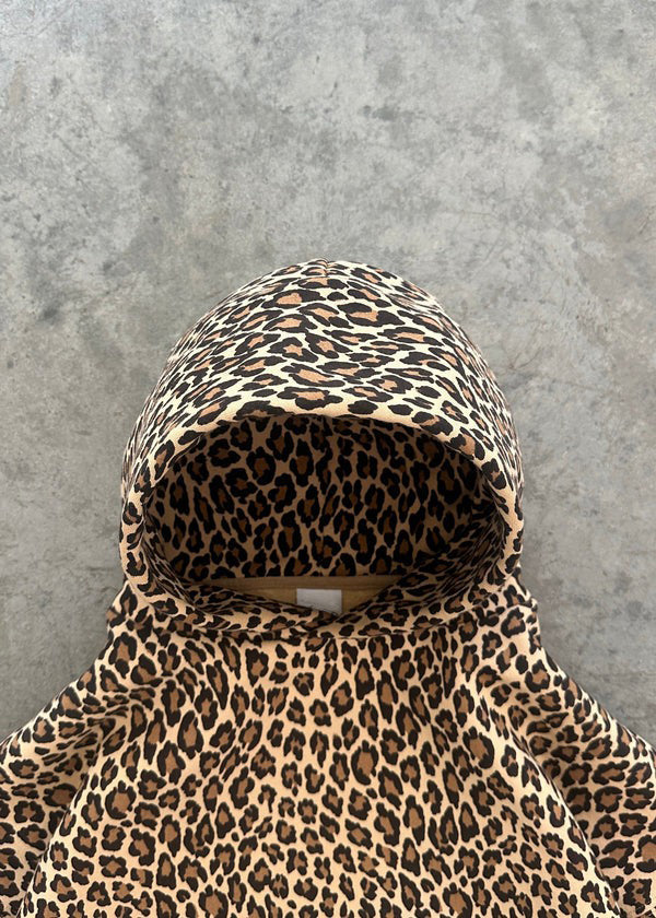 Elvy Paris™ | Sweat à capuche imprimé léopard