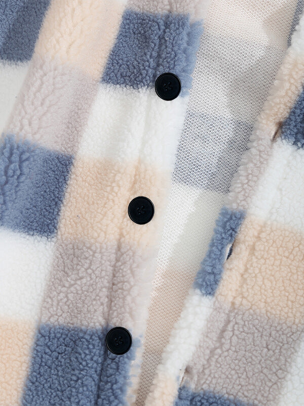 Elvy Paris™ | Veste Fluffy Carreaux Classique pour Hommes