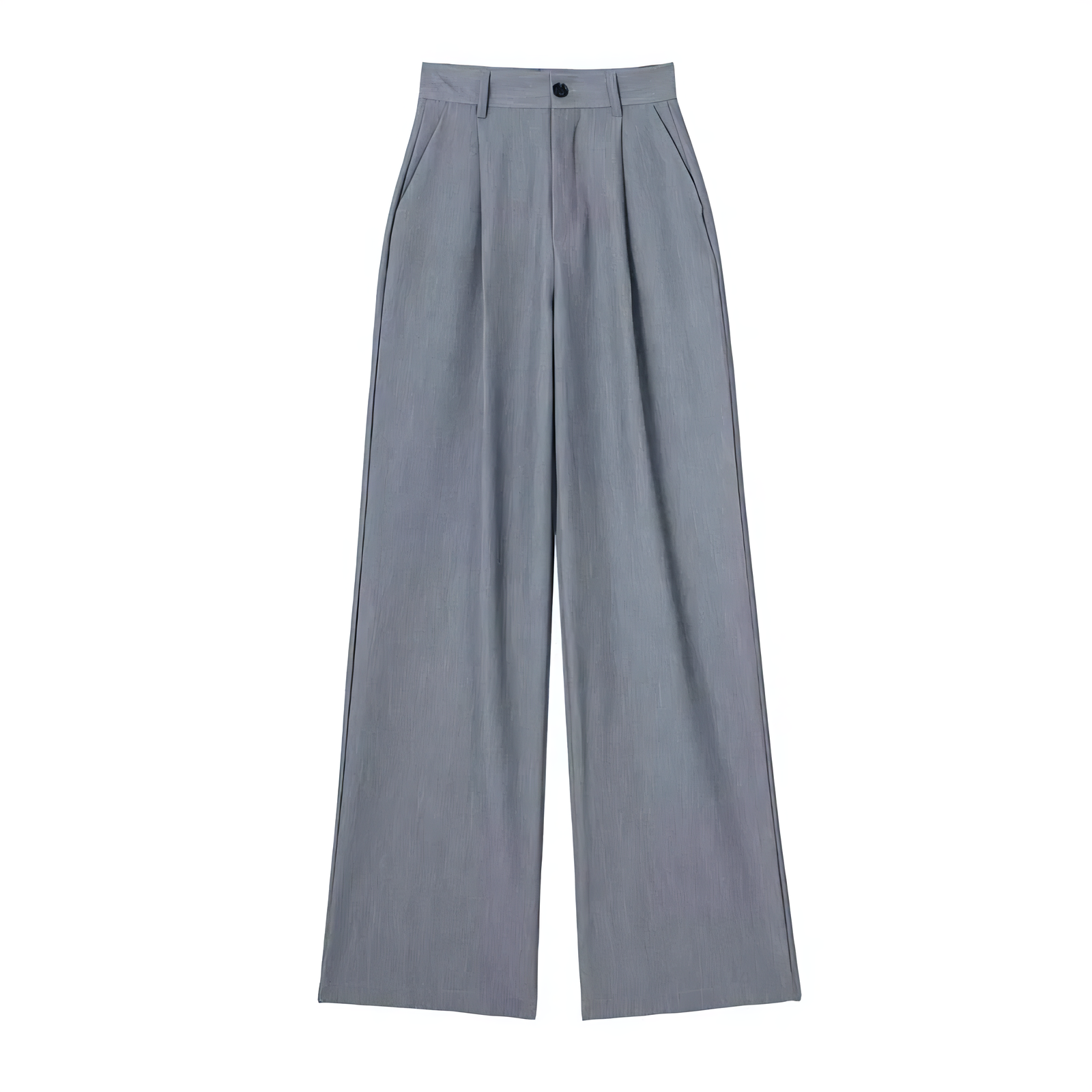 Elvy Paris™ | Pantalon Large Gris Élégant