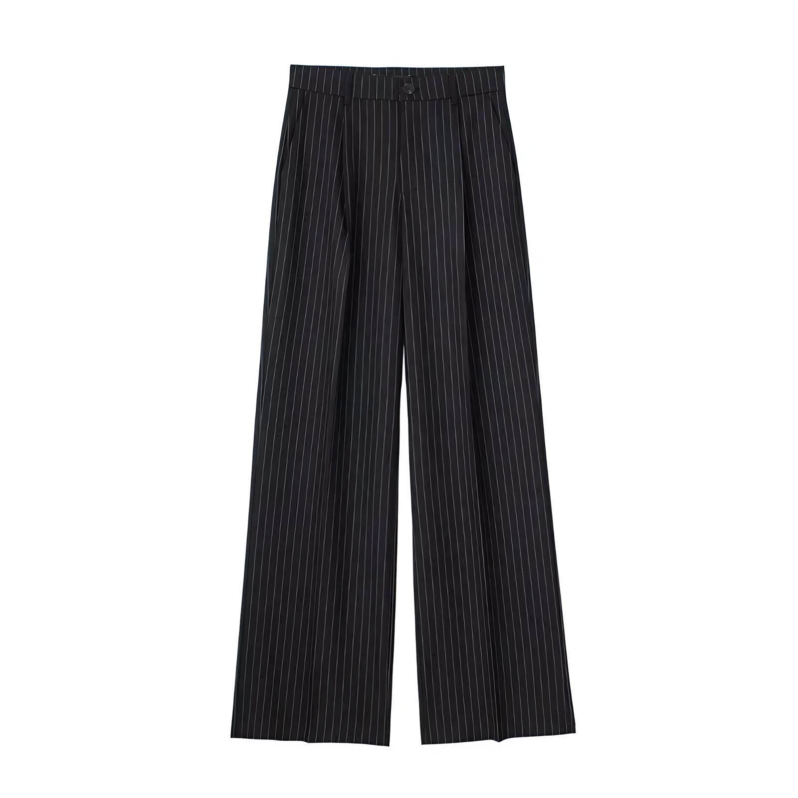 Elvy Paris™ | Pantalon Large à Rayures Chic