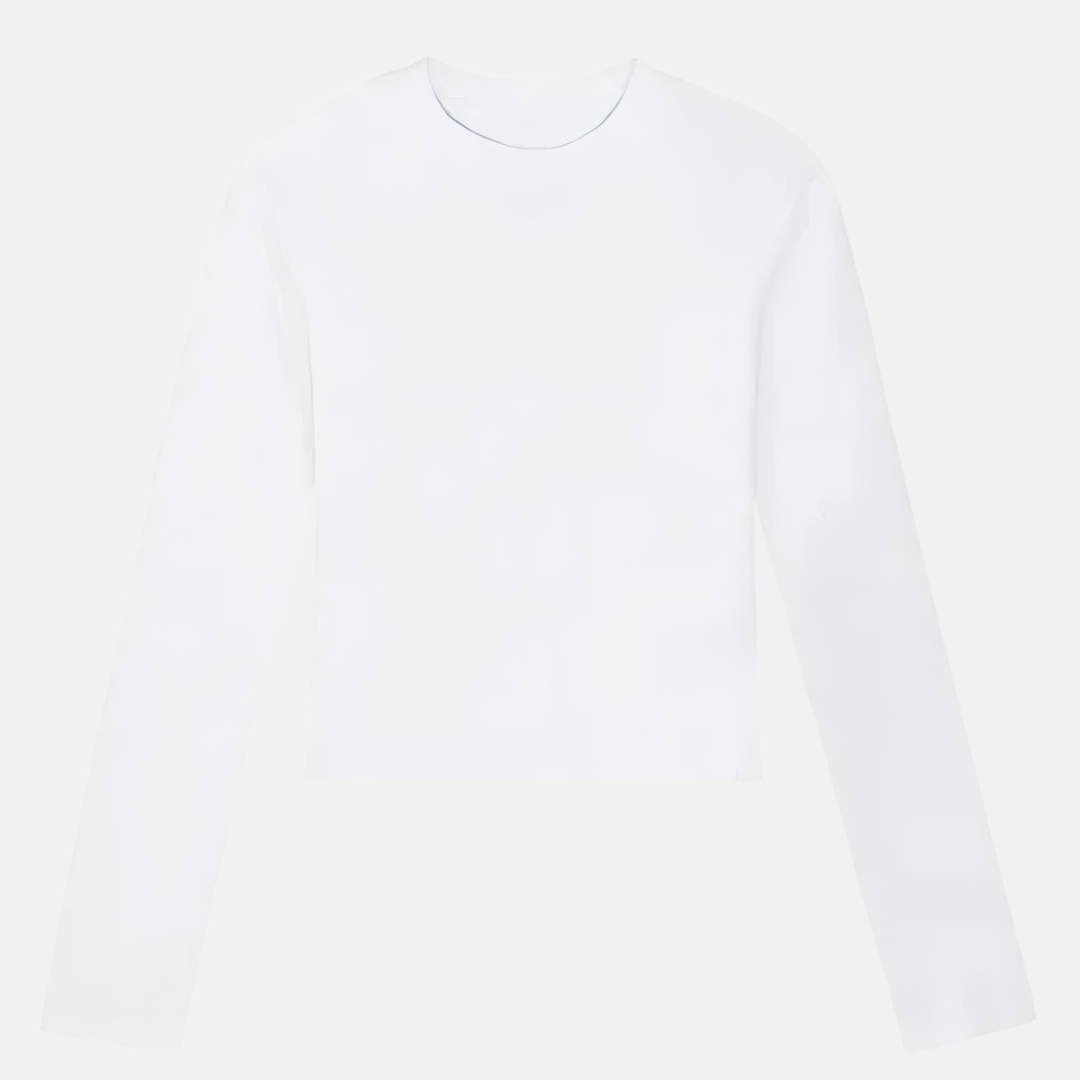 Elvy Paris | Haut Basique Manches Longues en Coton