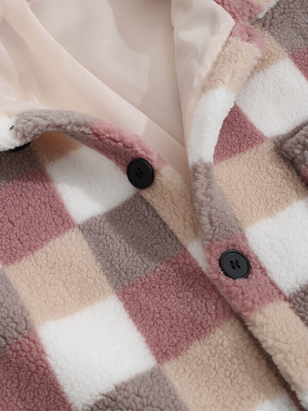 Elvy Paris™ | Veste Fluffy Carreaux Classique pour Hommes