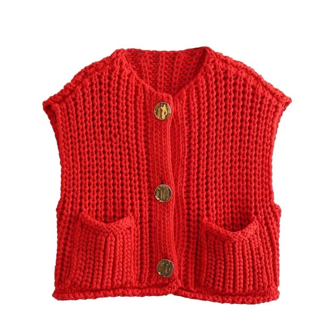 Elvy Paris™ | Gilet style tricoté