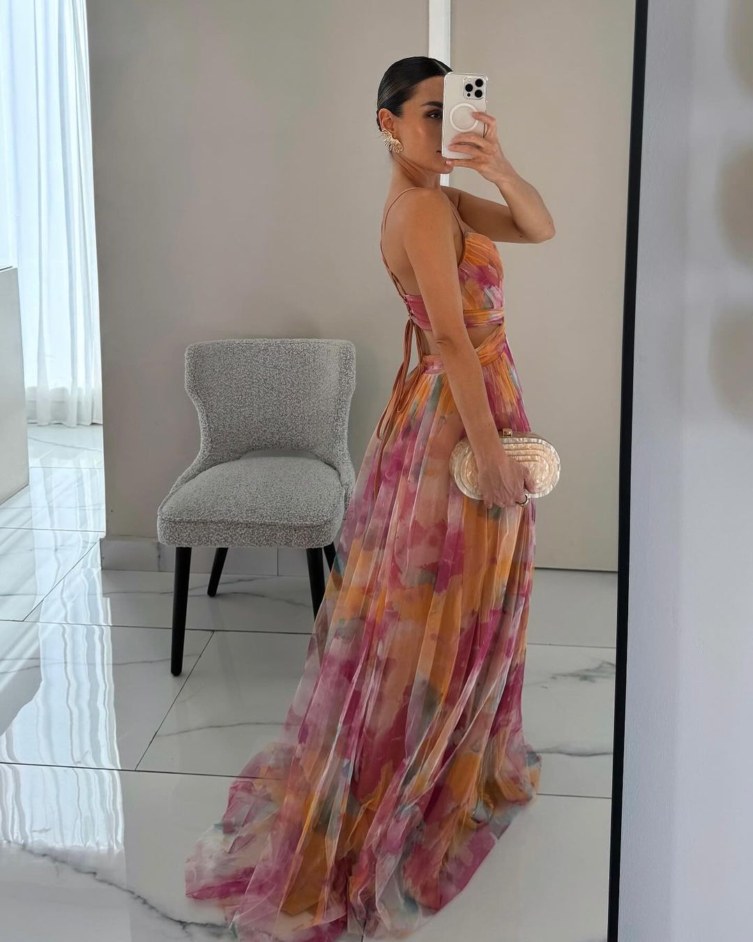 Giselle - Maxi-robe Envoûtante avec Imprimé Floral