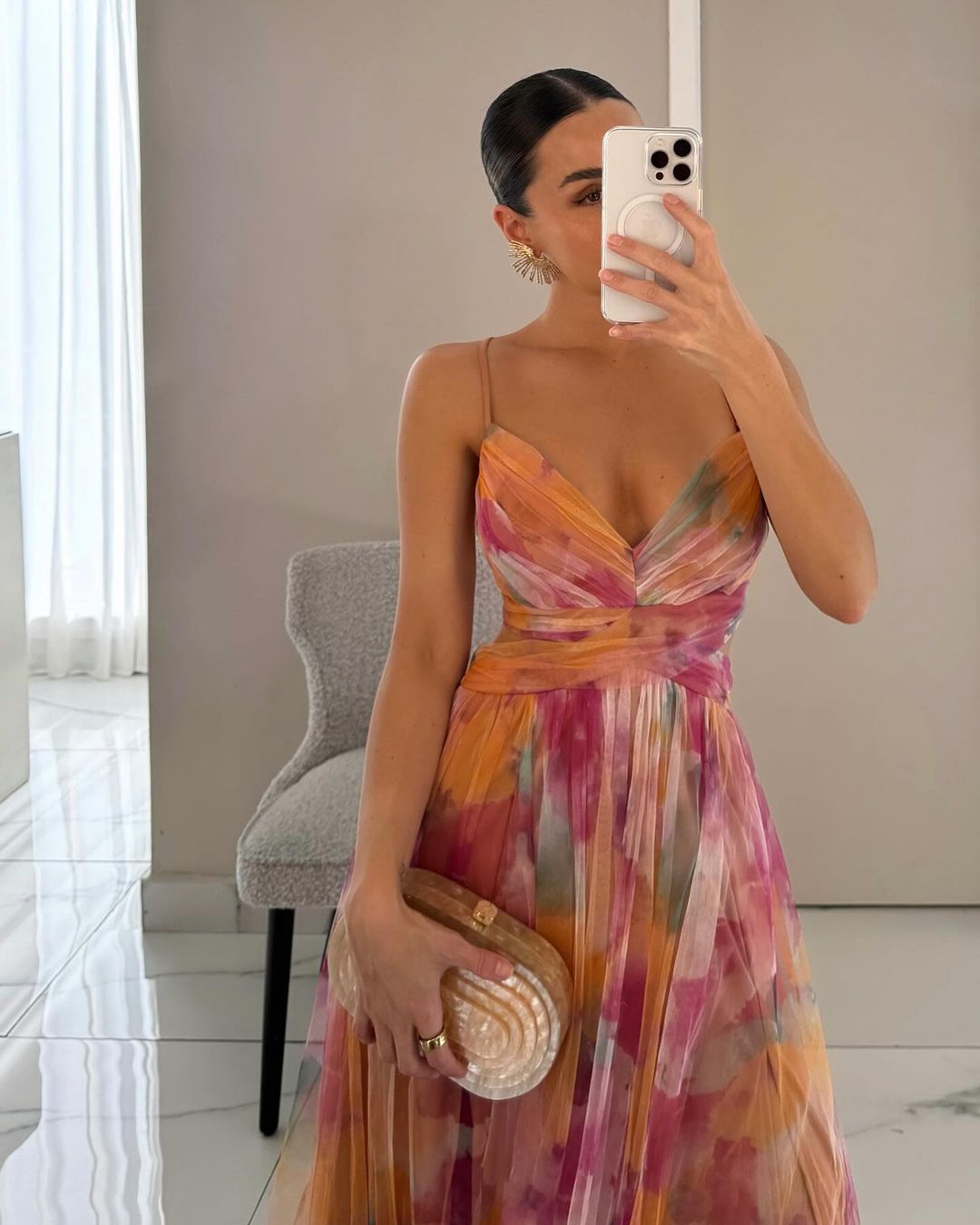 Giselle - Maxi-robe Envoûtante avec Imprimé Floral