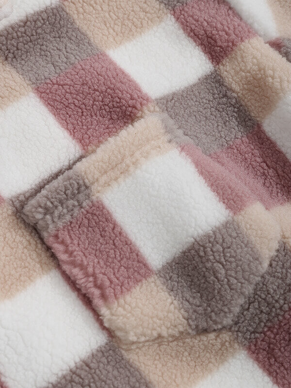 Elvy Paris™ | Veste Fluffy Carreaux Classique pour Hommes