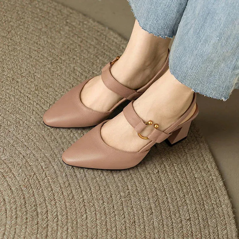 Divina - Chaussures à talons à confort orthopédique pour femme
