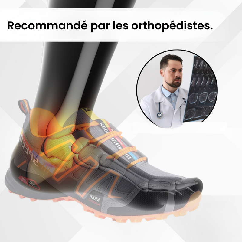 Elvy Paris – Chaussures de marche à confort orthopédique femme