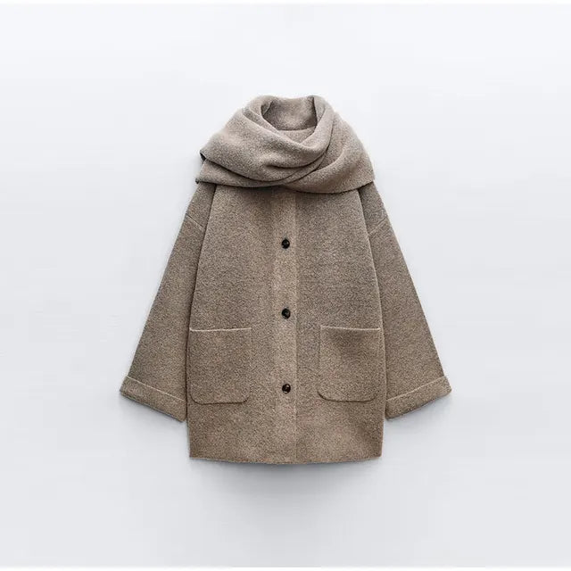 Elvy Paris™ | Manteau Châle Essentiel