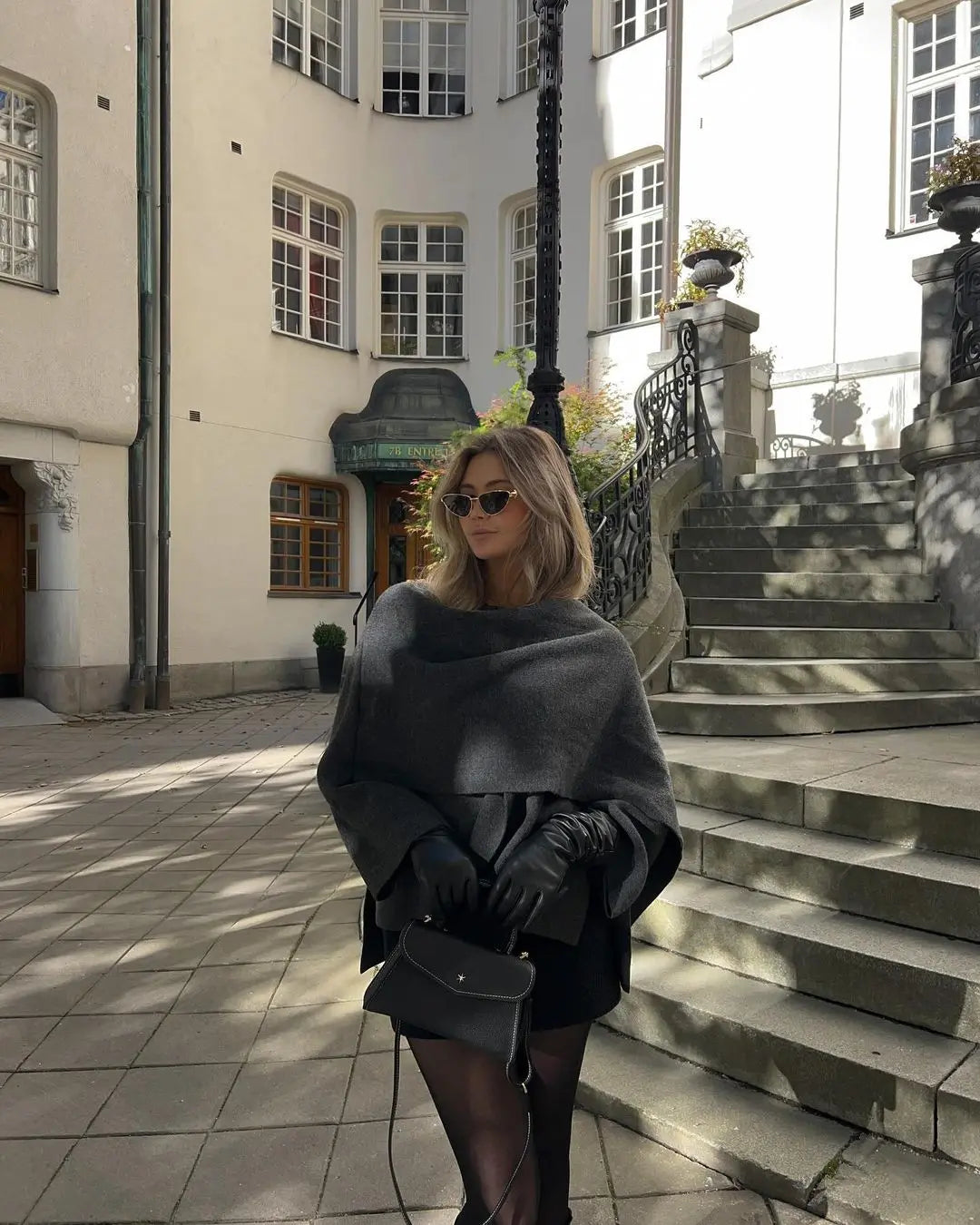 Elvy Paris™ | Manteau Écharpe Chic
