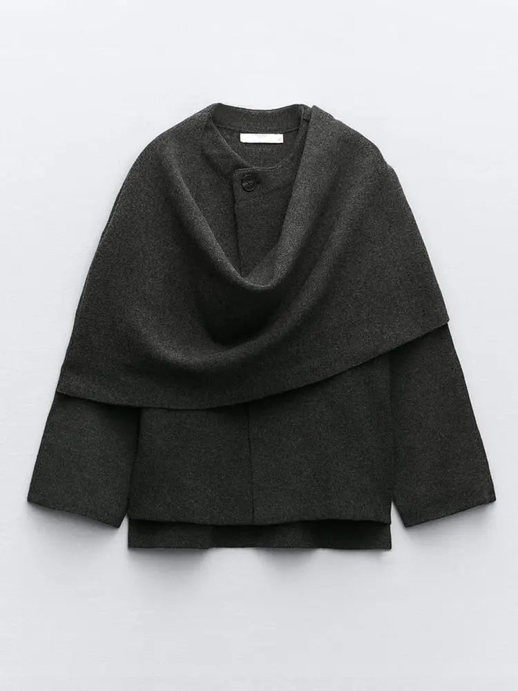 Elvy Paris™ | Manteau Écharpe Chic