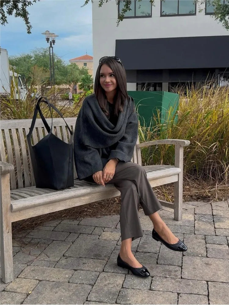Elvy Paris™ | Manteau Écharpe Chic