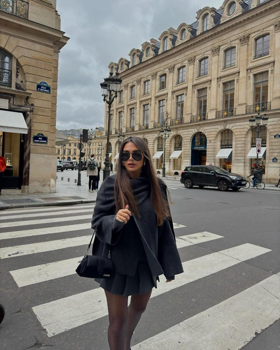 Elvy Paris™ | Manteau Écharpe Chic