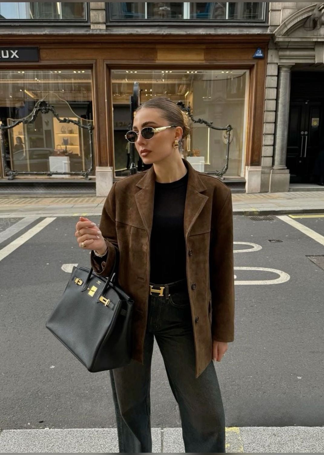 Elvy Paris™ | Veste en Suède
