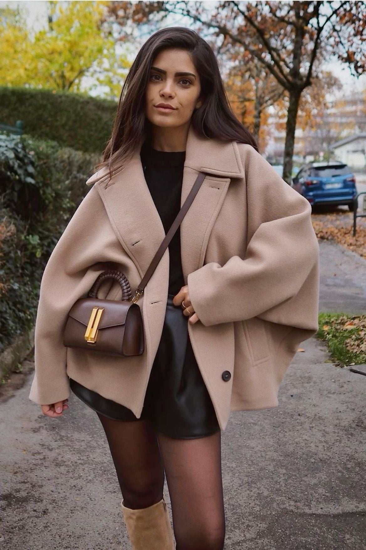 Elvy Paris™ | Manteau en laine oversize