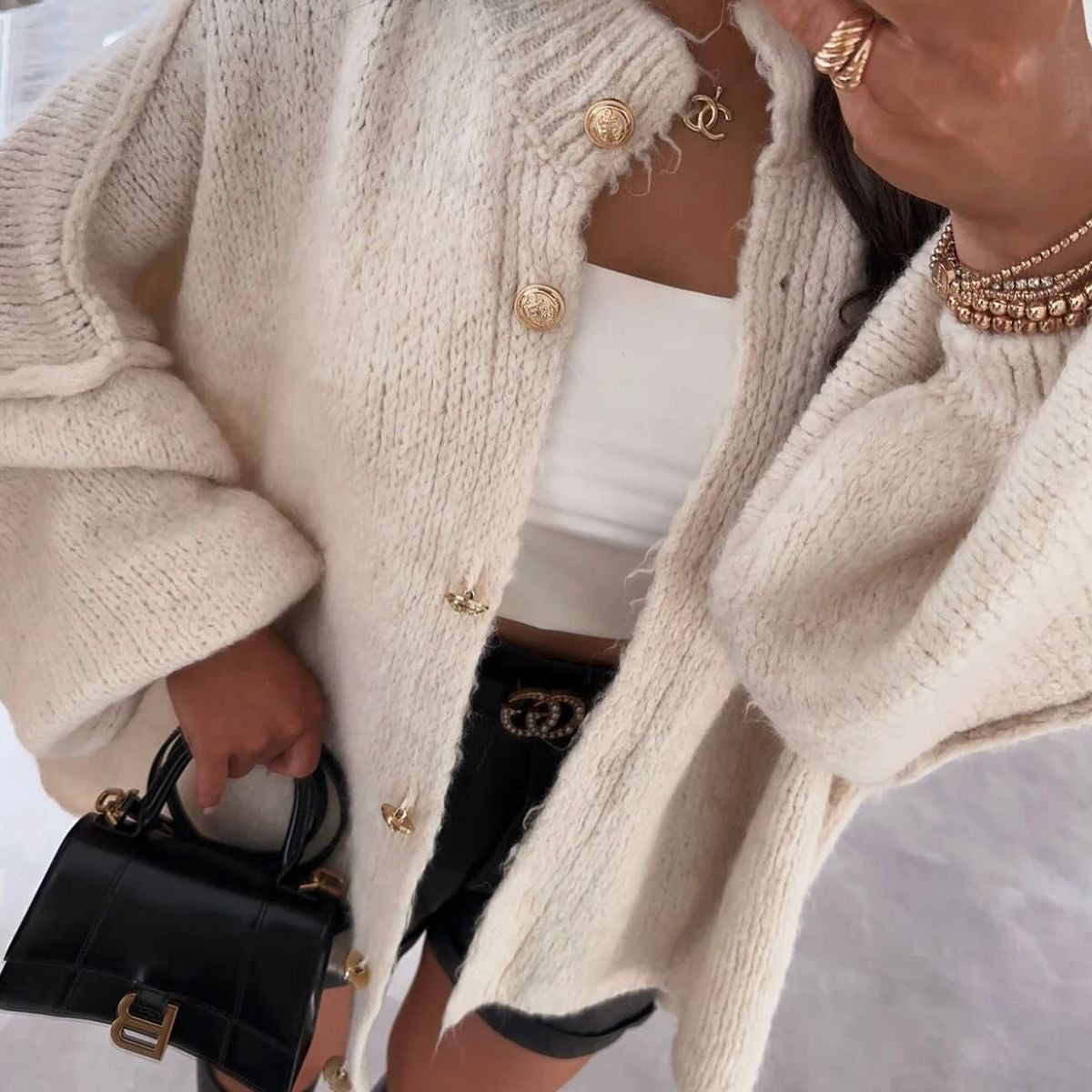Elvy Paris™ | Cardigan Oversize