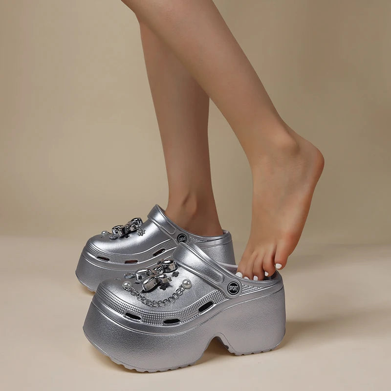 Elvy Paris | Sabots Plateformes Glam'Rock