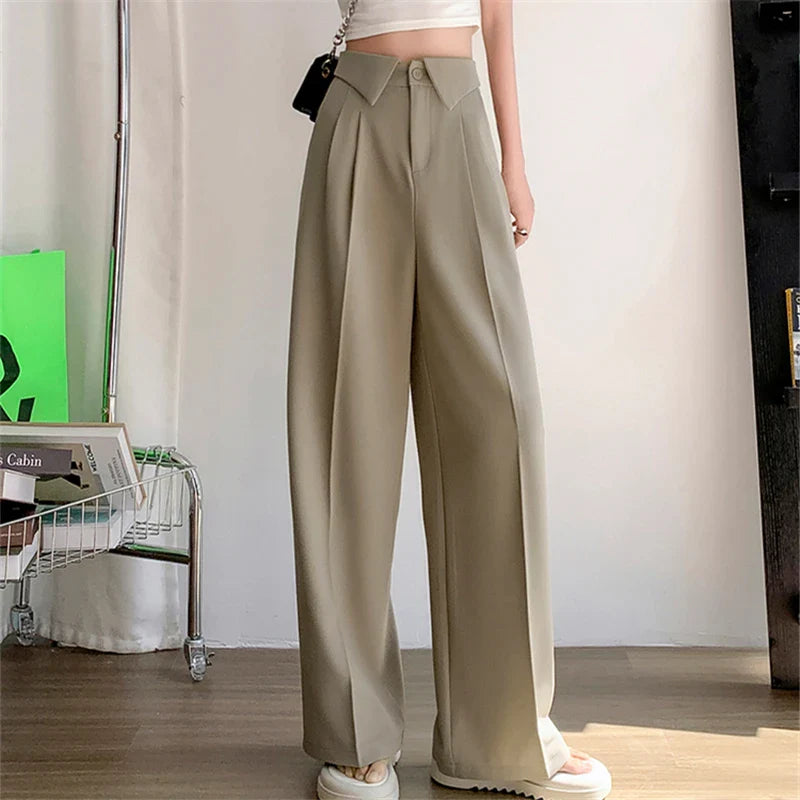 Elvy Paris™ | Pantalon Évasé Élégance Structurée