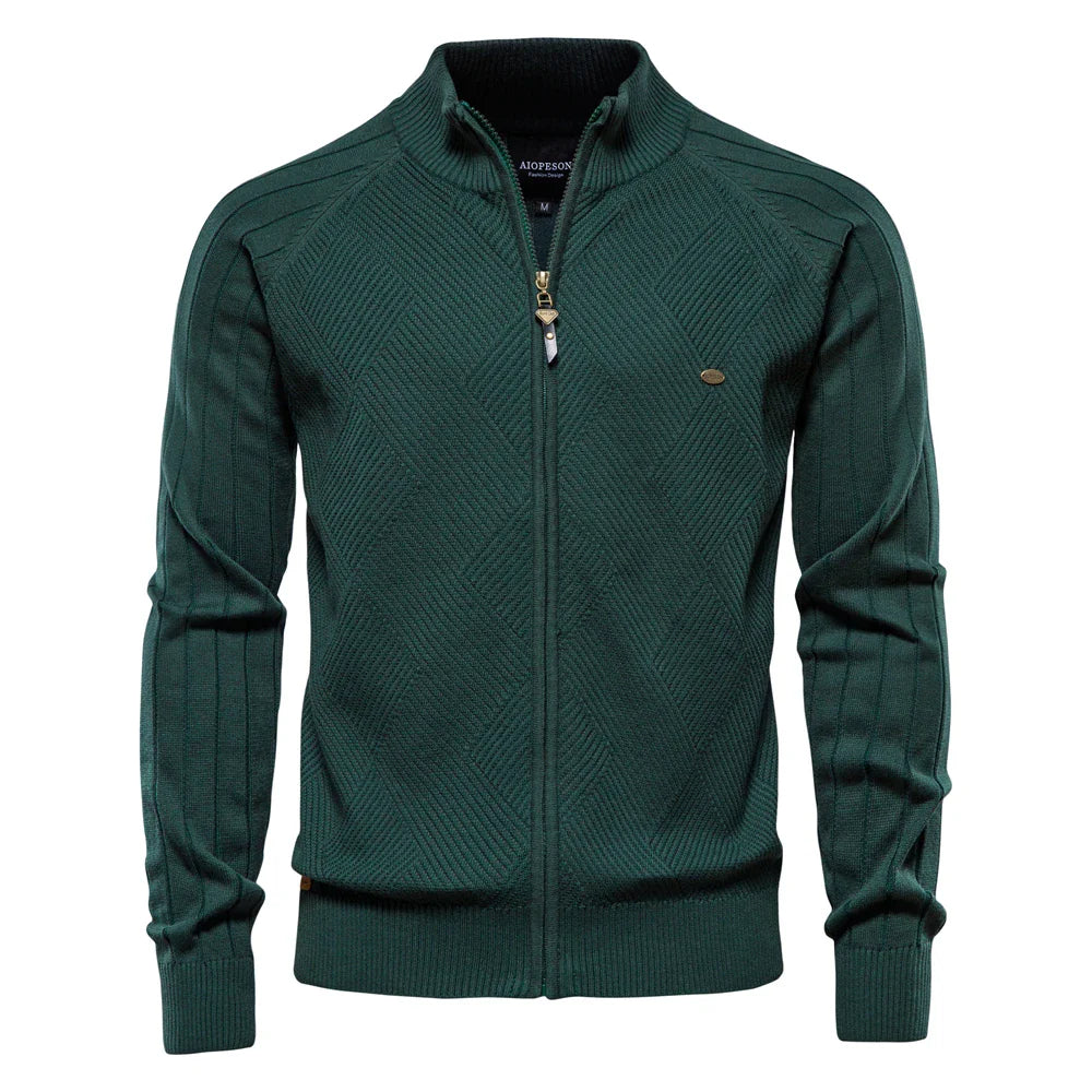 Elvy Paris | Gilet Zippé en Maille Structurée