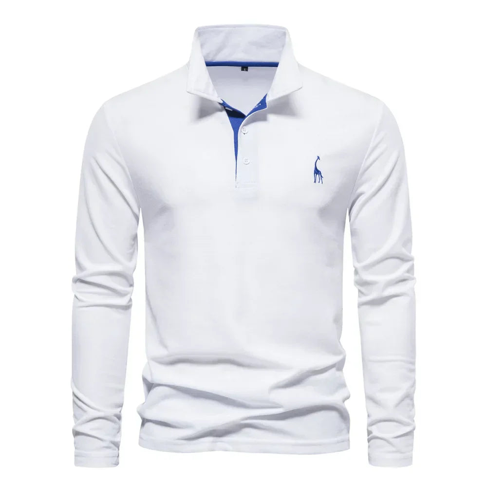 Elvy Paris™ | Pull Polo à Manches Longues Classique