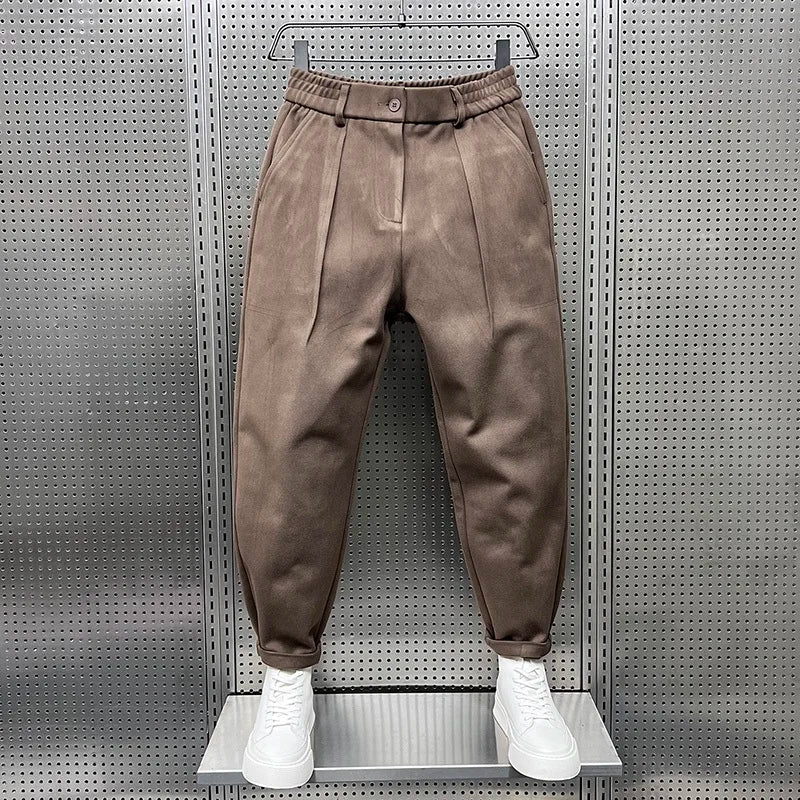 Pantalon Élégance Structurée en Polyester – Confort et Style Réunis