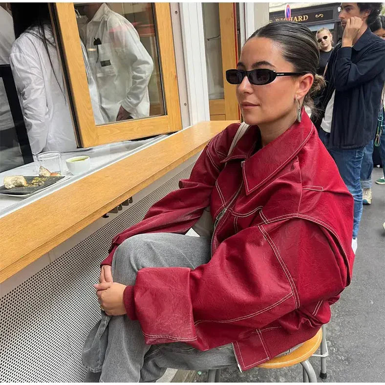 Elvy Paris™ | Veste en Cuir