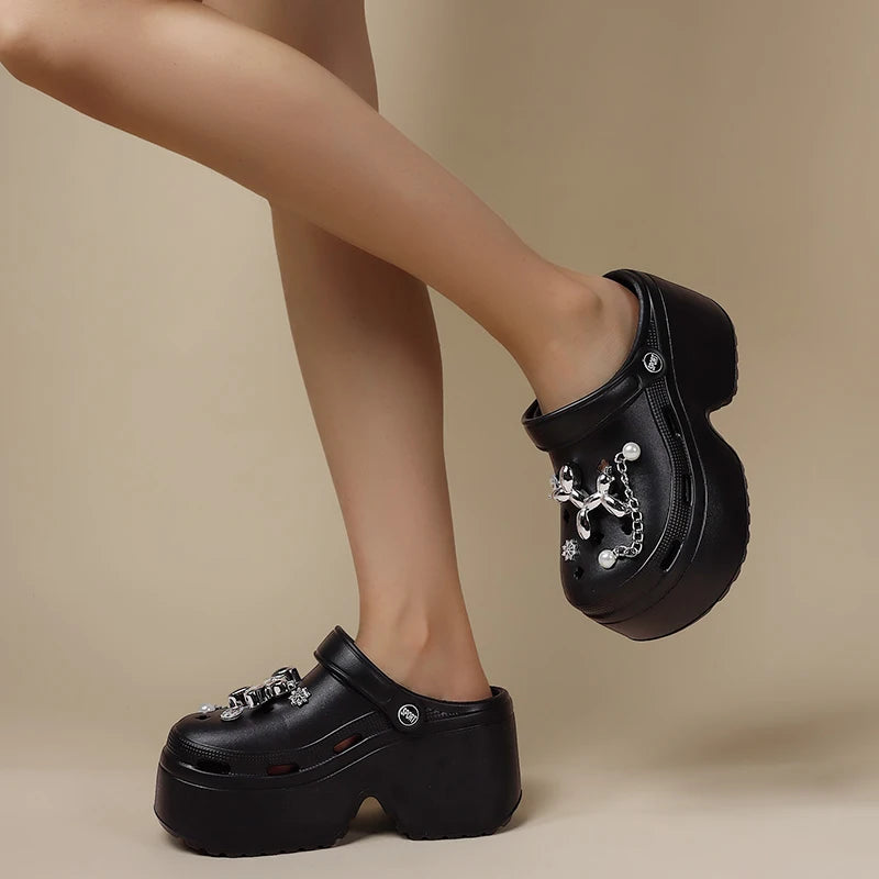 Elvy Paris | Sabots Plateformes Glam'Rock