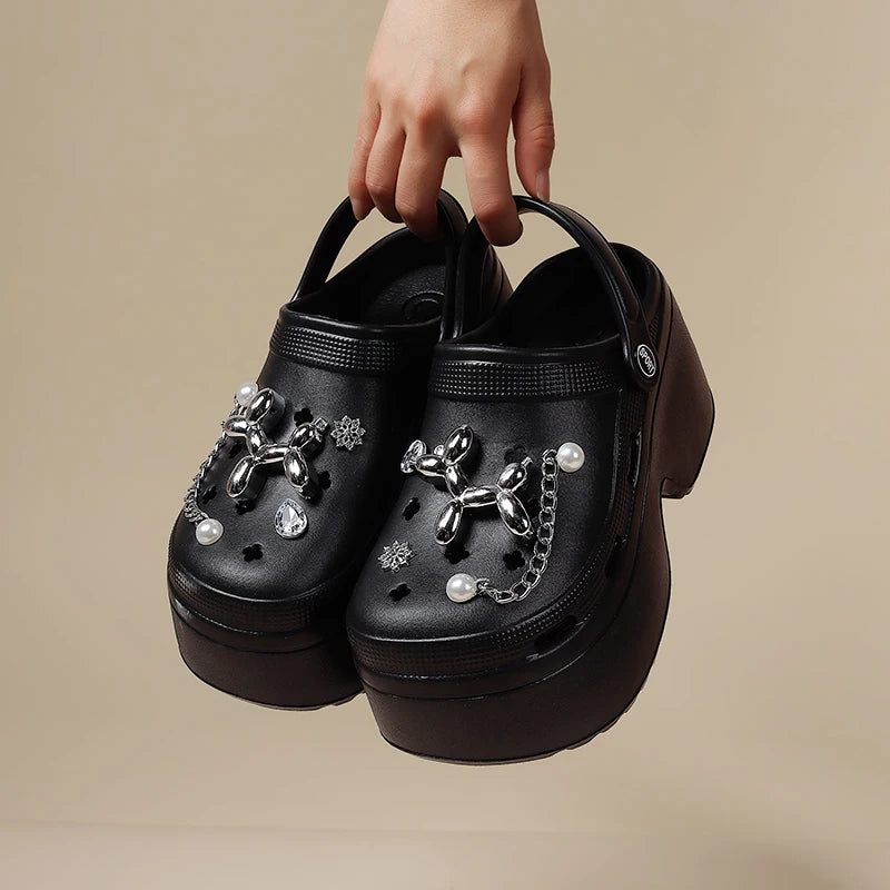 Elvy Paris | Sabots Plateformes Glam'Rock