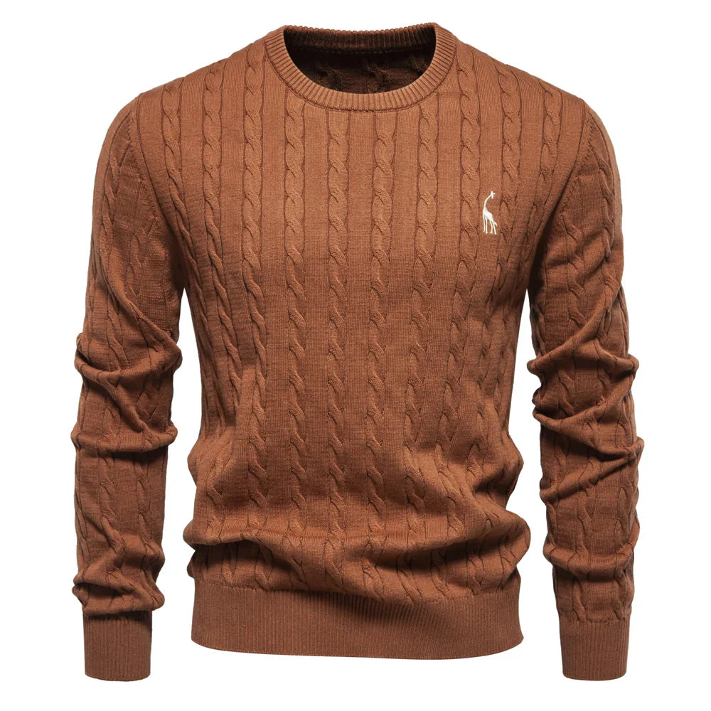 Elvy Paris | Pull Torsadé Classique en Maille