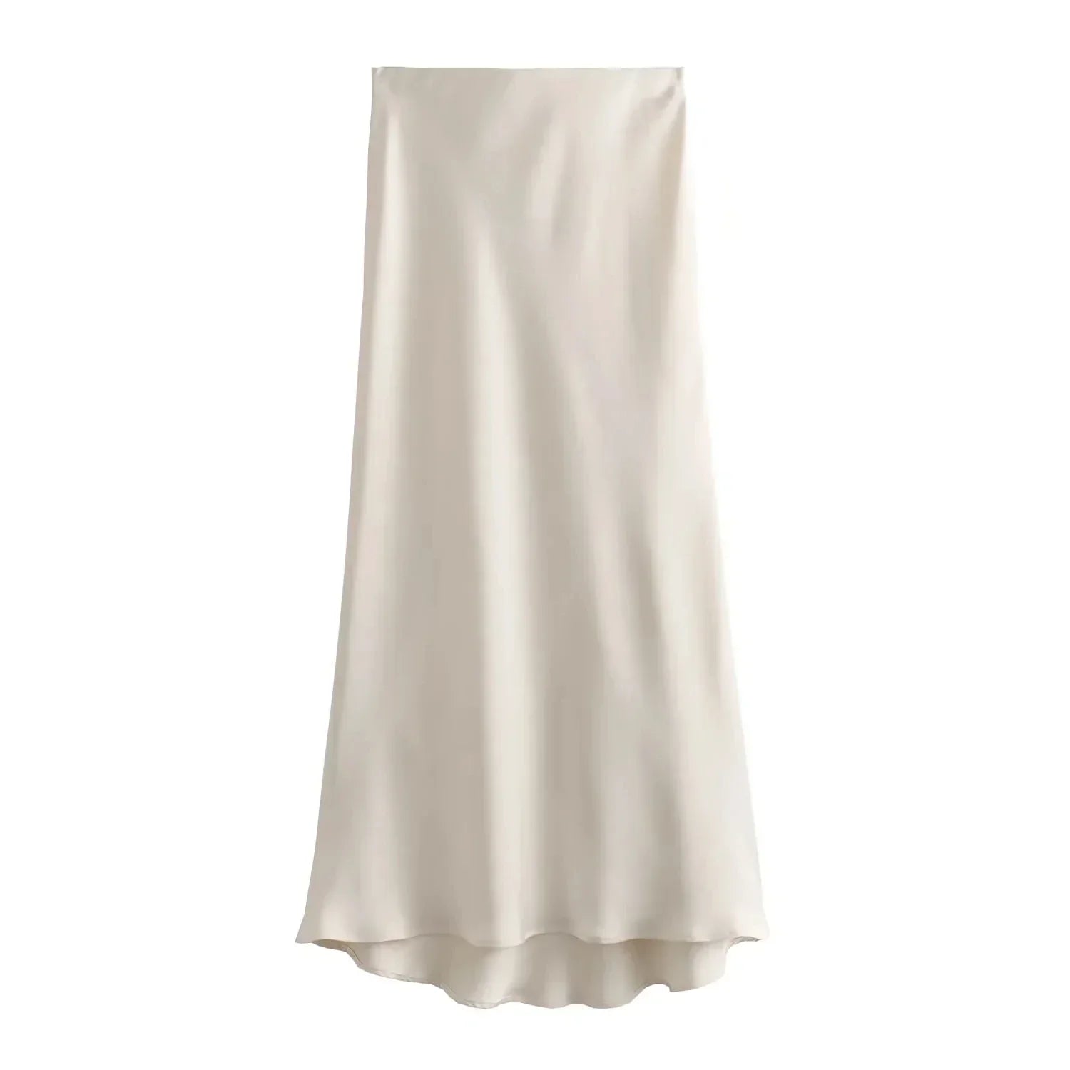 Elvy Paris™ | Jupe Maxi en Satin