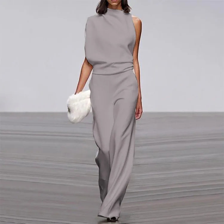 Clara - Combinaison asymétrique moderne au style affirmé
