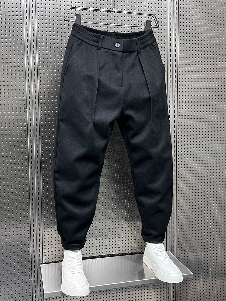 Pantalon Élégance Structurée en Polyester – Confort et Style Réunis