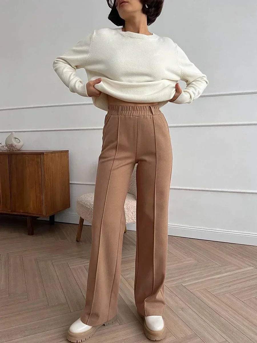 Elvy Paris™ | Pantalon Élégant à Taille Élastique
