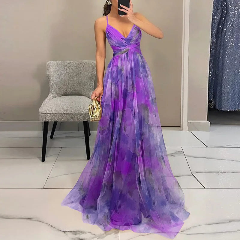 Giselle - Maxi-robe Envoûtante avec Imprimé Floral