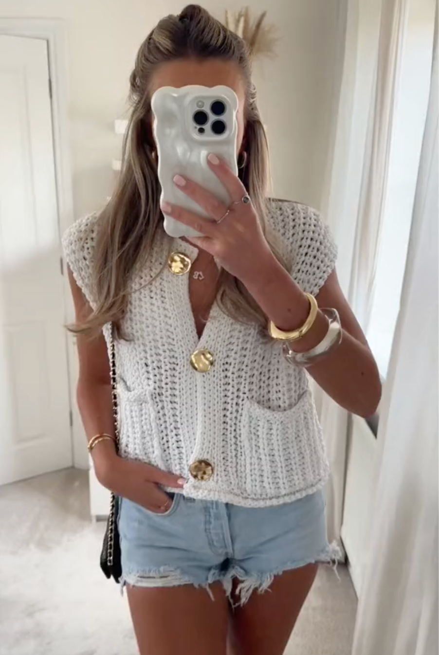 Elvy Paris™ | Gilet style tricoté