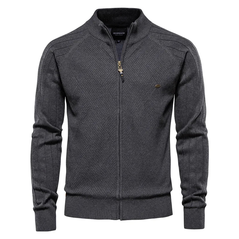 Elvy Paris | Gilet Zippé en Maille Structurée