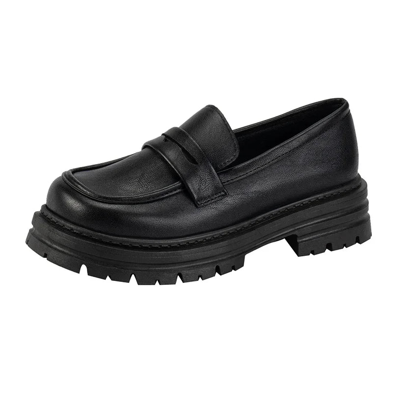 Elvy Paris | Mocassins Chunky avec Chaîne Dorée