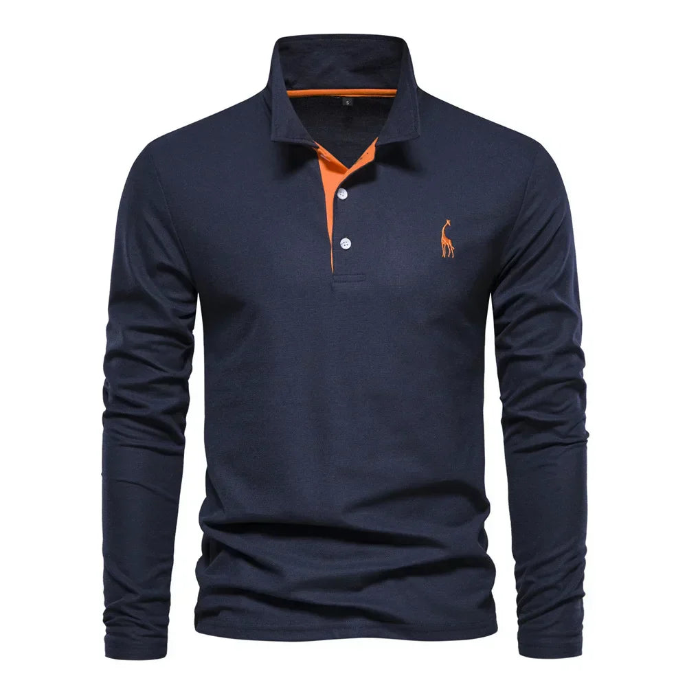 Elvy Paris™ | Pull Polo à Manches Longues Classique