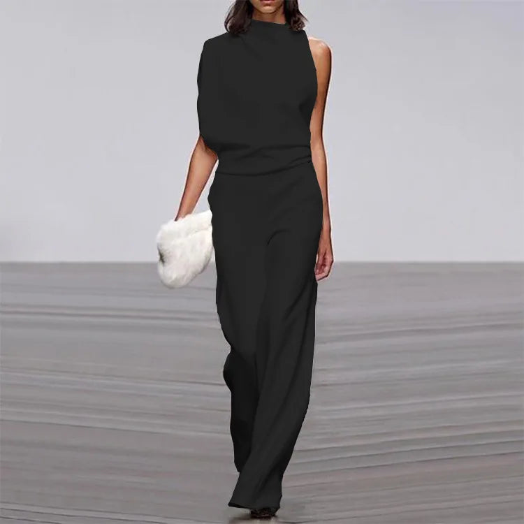 Clara - Combinaison asymétrique moderne au style affirmé