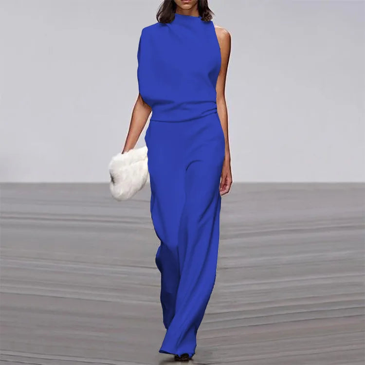 Clara - Combinaison asymétrique moderne au style affirmé