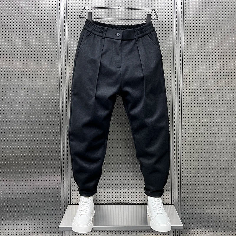 Pantalon Élégance Structurée en Polyester – Confort et Style Réunis
