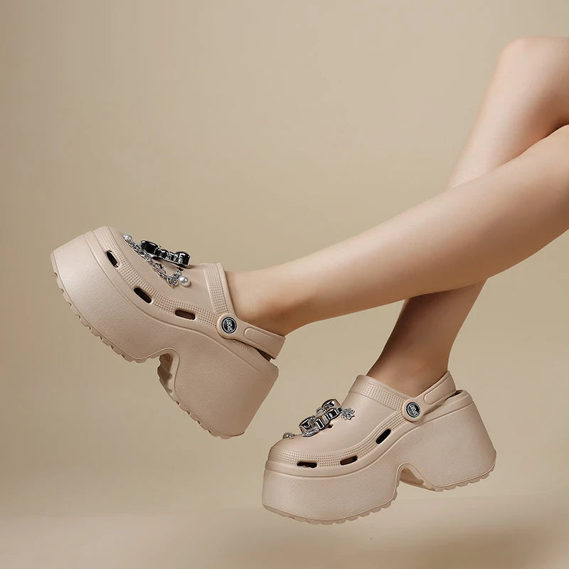 Elvy Paris | Sabots Plateformes Glam'Rock