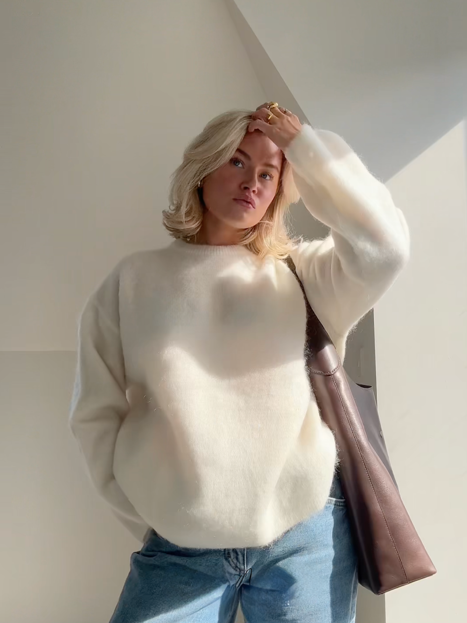 Elvy Paris™ | Pull Col Rond en Mohair