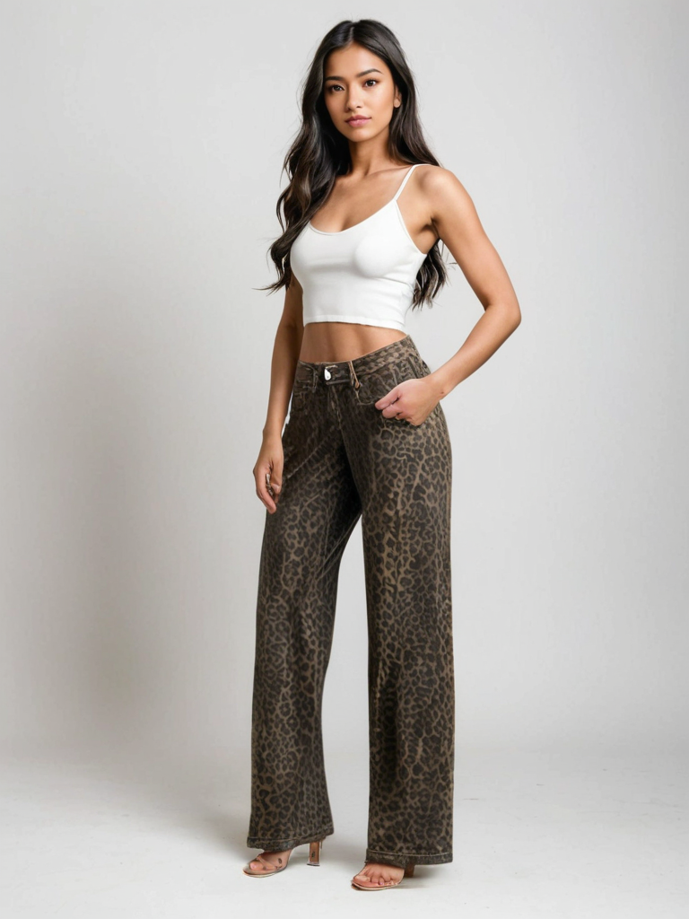 Elvy Paris™ | Pantalon Léopard Audacieux